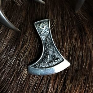 Секира Перуна значение. Серебро. Купить.